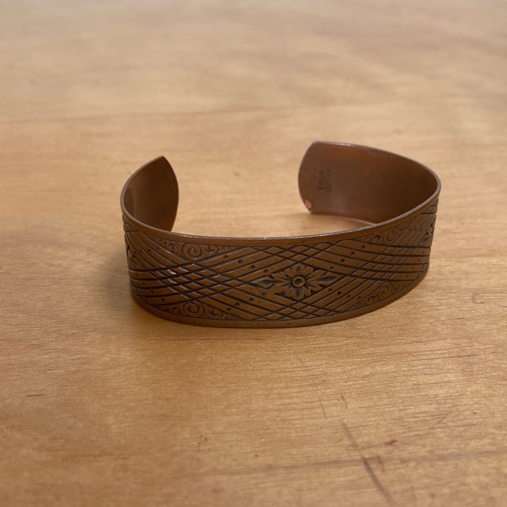 Solid Copper ✴️ Vintage Cuff Bracelet